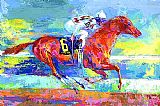 Funny Cide by Leroy Neiman
